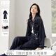 對白復(fù)古高級感牛仔套裝女2025秋季新款短外套闊腿長褲休閑兩件套 牛仔藍(lán) 【預(yù)售付款后15天發(fā)貨】 M