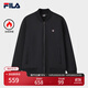 FILA 斐樂(lè )官方男裝外套2025年秋冬新款外套商務(wù)休閑夾克上衣男 傳奇藍-F51M548501FNV 加絨 XL 180/100A/XL