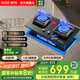 櫻雪（INSE）燃?xì)庠钐烊粴? 煤氣灶雙灶臺式嵌入式兩用 5.2kW大火力家用猛火定時(shí)灶臺 液化氣灶爐具 聯(lián)動 全尺寸+聚能+230°+中心銅 Q2586 (天然氣12T)