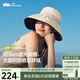 蕉下（beneunder）遮陽(yáng)帽防曬帽女大帽檐漁夫帽子海邊度假爬山裝備夏季太陽(yáng)帽黃