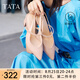 他她（TATA）仙女風(fēng)涼鞋女空鞋粗跟尖頭高跟鞋女夏季新款7RZ02BH4 淺粉 36