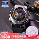 卡西歐（CASIO）G-SHOCK小鋼炮金屬表殼防震防水自動(dòng)LED運(yùn)動(dòng)男士女士手表一對(duì)表 GM-110B-1APR