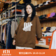 UNDEFEATED【五條杠美式毛衣】潮流男女同款LOGO校園風(fēng)毛衣新品 深紅 L