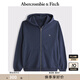 ABERCROMBIE & FITCH男裝女裝情侶裝25春季經(jīng)典小麋鹿運動風(fēng)寬松連帽衛(wèi)衣KI122-5251 海軍藍(lán) S (175/92A)