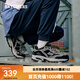 斯凱奇（Skechers）男鞋休閑鞋復(fù)古老爹鞋戶外運(yùn)動(dòng)鞋厚底增高熊貓鞋237067 木炭色/黑色/CCBK 42