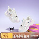 HELLOKITTY童鞋女童運動鞋兒童夏季單網(wǎng)老爹鞋庫洛米透氣框子鞋6818白色34