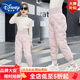 迪士尼（Disney）兒童羽絨褲女童白鴨絨高腰外穿加厚保暖男童褲子羽絨棉內(nèi)穿校服褲 熱售粉色 120 身高110-120cm年齡6-7歲