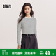 森馬（Semir）[商場(chǎng)同款]長(zhǎng)袖T恤女緊身簡(jiǎn)約百搭2025春圓領(lǐng)打底衫101125101007