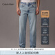 Calvin KleinJeans【明星同款復(fù)刻90系列】25春夏男ck復(fù)古直筒牛仔褲4RB700G RJJ-牛仔淺藍(lán) 32