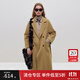 范思藍(lán)恩韓系氣質(zhì)黃色雙面呢子大衣女中長款西裝羊毛呢外套4147 麥穗黃 XS