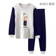 恒源祥兒童內衣套裝 男童純棉中高領(lǐng)秋衣秋褲小孩打底棉毛套