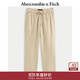 Abercrombie & Fitch【老錢(qián)風(fēng)長(cháng)褲】男裝25秋冬新款美式松緊腰直筒休閑褲130-5123 卡其色 XS (170/70A)