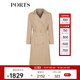 PORTS寶姿女裝 秋冬新品女裝長(cháng)袖長(cháng)風(fēng)衣SL9T003LWD042 流沙駝 XS (2)
