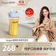 HEGEN海格恩吸管杯兒童水杯學(xué)飲杯奶瓶1-3-6歲直飲吸管嬰兒寶寶牛奶杯 【熱銷(xiāo)TOP】 330ml 吸管杯-莫蘭迪藍