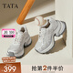 他她（TATA）2025秋商場同款時(shí)尚休閑百搭女老爹鞋新款CZX02CM5 米/銀 37