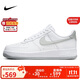 耐克NIKE緩震板鞋男空軍一號 AIR FORCE 1運動(dòng)鞋 FJ4146-100白灰43