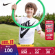 NIKE 耐克小童裝男童純棉短袖套裝夏季兒童經(jīng)典款短T針織短褲2件套 黑色/純白色 120 /60 【建議身高110-116cm】