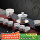 MULTIPOTENT 整套功夫茶具套裝黃旭東大師作品冰凝玉蓋碗套組