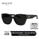 BOLON暴龍眼鏡25新品貓眼百搭墨鏡女偏光防曬個(gè)性太陽(yáng)鏡男BL3200 C10