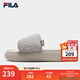 斐樂(lè )（FILA）女鞋運動(dòng)拖鞋2025夏季涼拖魔術(shù)貼休閑運動(dòng)鞋甜甜圈1S鞋子 牛津棕褐色-OT 37.5