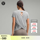 lululemon丨Fast and Light 女士運(yùn)動(dòng)短袖 T 恤運(yùn)動(dòng)上衣 LW3GCOS 海鷗灰 S /6