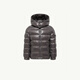 MONCLER盟可睞New Moncler Maya男童連帽羽絨夾克外套- 深灰色 164 (14A)