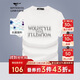 七匹狼（SEPTWOLVES）短袖T恤男夏季休閑圓領(lǐng)字母狼頭印花重磅t恤個(gè)性百搭上衣