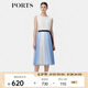 PORTS寶姿早春新品女裝無(wú)袖休閑上衣ALD8B009PWB019 奶白色 M (6)