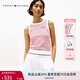 TOMMY HILFIGER25新款早秋女裝純棉條紋修身針織背心/鑲邊圓領(lǐng)針織開(kāi)衫外套 【條紋修身背心】紅白條紋04Z XS （推薦：100斤以下）