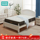 NITORI宜得利家居 家具 竹碳海綿乳膠床墊抗菌防螨席夢思N-SLEEP CL-1 白色 200cm*180cm 大雙人