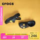 卡駱馳crocs七夕禮物洞洞鞋貝雅男鞋女鞋輕便耐磨一腳蹬拖鞋休閑鞋|10126 黑色-001 41 /42(260mm)