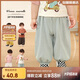 LUSON陳大豬童裝 男寶寶夏日防蚊褲男童棉質(zhì)長褲2025新款嬰兒薄款褲子