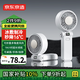 京東京造風(fēng)寶手持小風(fēng)扇便攜式可折疊小型高速節(jié)能風(fēng)扇戶外隨身掛脖大風(fēng)力辦公室桌面風(fēng)扇充電手拿小電扇