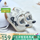 暇步士（Hush Puppies）童鞋男童運(yùn)動(dòng)鞋2025春夏夏新款兒童鞋女童輕便寶寶學(xué)步鞋透氣跑步 HP3258藍(lán)色（網(wǎng)面） 28 適合腳長(zhǎng)17.37cm