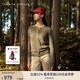 TOMMY HILFIGER【復(fù)古絞花】秋冬女裝純棉肌理感圓領(lǐng)打底衫開衫針織衫毛衣 【撞色絞花開襟】-  軍綠色RBN M （推薦：110-120斤）