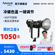 愛圖仕（Aputure） LS 300x可調(diào)色溫影視燈攝影補光燈 外拍常亮專業(yè)影室直播便捷led攝影燈DMX控光常亮燈光 LS 300X 單燈