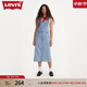 Levi's【商場(chǎng)同款】李維斯女士時(shí)尚百搭牛仔背帶連衣裙 藍色 XS