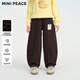 MiniPeace太平鳥(niǎo)童裝冬新女童針織長(cháng)褲FBGHF4380 可可棕 140