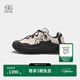 KOLON SPORT/可隆LITCAMP MEGA徒步鞋 男女同款戶外防水透濕止滑耐磨運動鞋 LUFG5WT232-OT 燕麥色 38 (235mm)