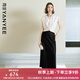 顏域掐腰上衣長(cháng)款半裙兩件套女2025夏新款穿搭一整套休閑時(shí)尚套裝 白色 XL