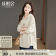絲柏舍通勤風(fēng)衛(wèi)衣2025秋裝新款女裝簡(jiǎn)約寬松連帽抽繩長(zhǎng)袖上衣