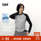 森馬（Semir）[商場(chǎng)同款]長(zhǎng)袖T恤女短款修身收腰2025吸濕速干秋裝101525101002