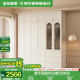 全友家居奶油輕奢風(fēng)成品組合大衣柜家用衣櫥臥室家具收納柜子政府補貼 【1.6*2.6m】二門(mén)+二門(mén)玻璃|柜+頂柜 堪比定制+自由組合+深度58cm