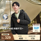 波司登（BOSIDENG）【反季】輕薄羽絨服90絨男短款三防面料火鍋搭子休閑保暖內(nèi)搭外套 黑色8056 2XL 190/108A