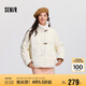 森馬（Semir）森馬羽絨服女新中式仿兔毛領(lǐng)短款保暖外套24冬新款109724113017