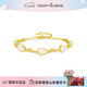 周大生福祿連連葫蘆手鏈純銀S925國(guó)潮玉髓手飾高級(jí)感七夕禮物女