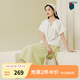 百思圖春商場(chǎng)新款可愛(ài)卡通玩偶手拎包水桶包單肩斜挎包女X3234AX4 米白 F