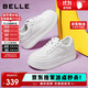 百麗簡(jiǎn)約厚底小白鞋25新款休閑增高板鞋B2597BM5 白色 38