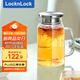 樂(lè )扣樂(lè )扣（locknlock）【開(kāi)學(xué)季】玻璃冷水涼水壺帶把手水杯耐高溫泡茶壺大LLG969_1L