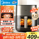 美的（Midea）不用翻面空氣炸鍋炎烤雙熱源  實用大容量透明可視 家用多功能電炒鍋烤箱6.5LKZC6502【國家補貼】